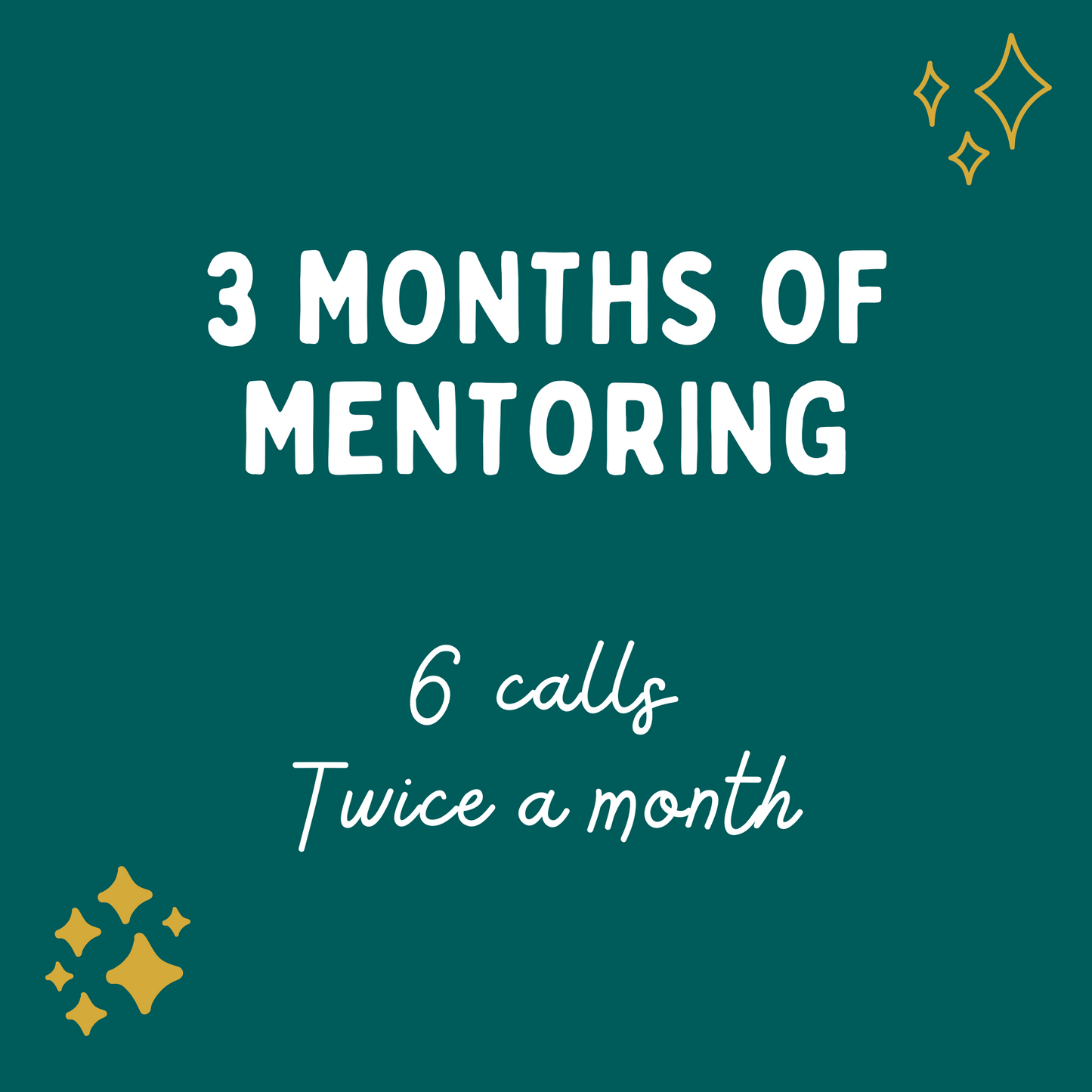 3 Months of Mentoring